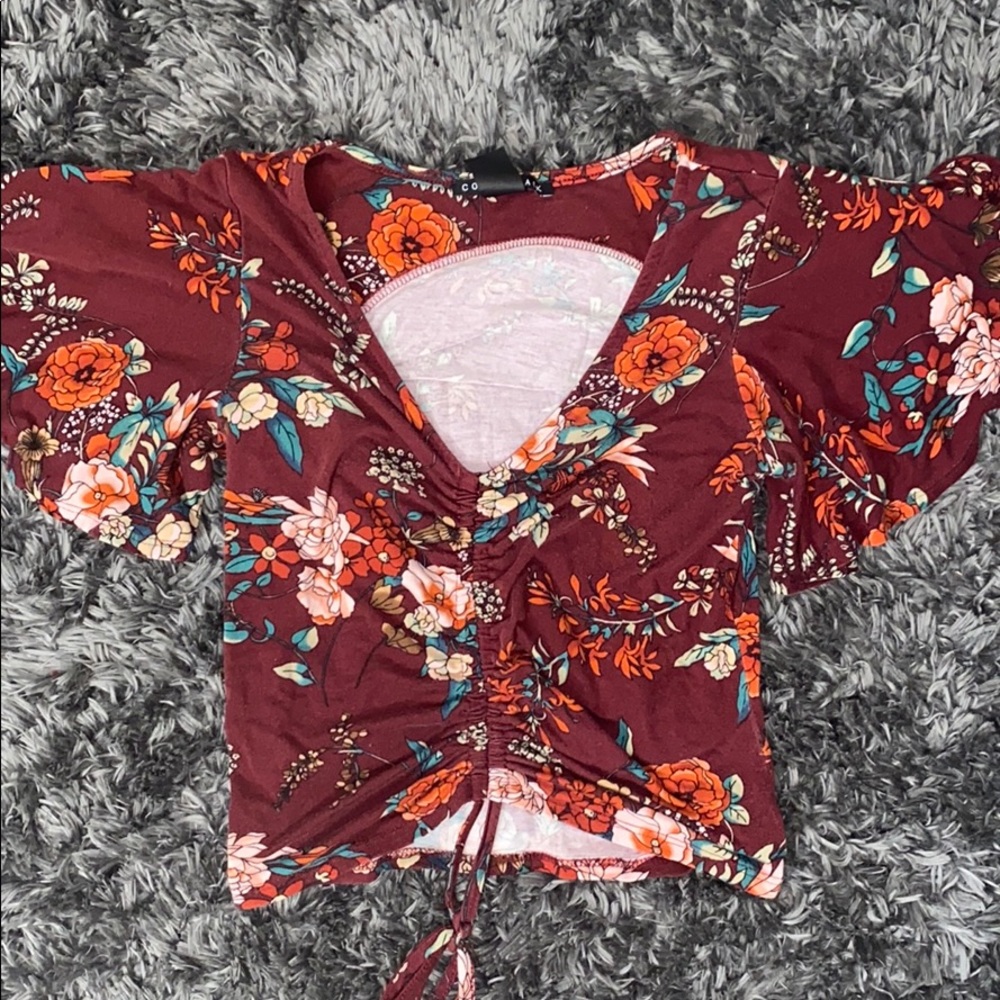 Floral Crop top